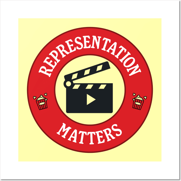 Representation Matters - In Cinema / Movies / TV Wall Art by Football from the Left